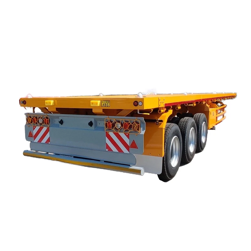 Trailer semi flatbed 40 kaki